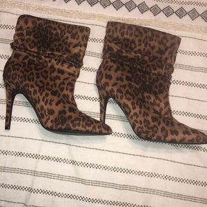 New Look Mob Wife Era Leopard 🐆 Print Booties ❄️WINTER SALE ITEM❄️